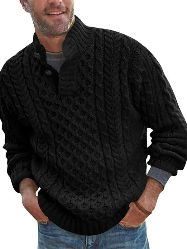 Stylisher Herren Pullover mit Kragen