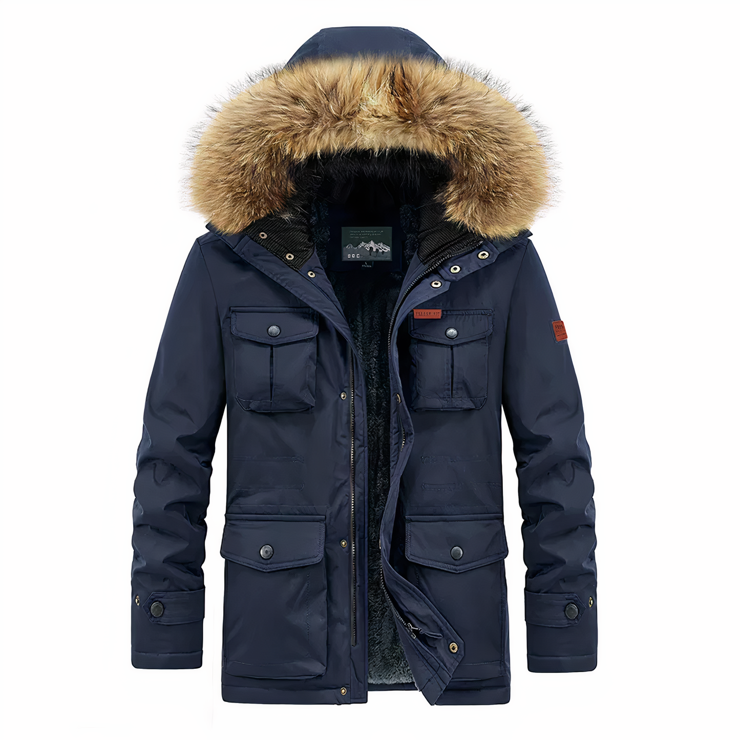 Wasserfeste Regenjacke mit Kapuze