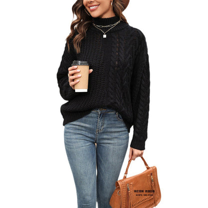 Stylischer Rollkragenpullover Winter Chic Damen