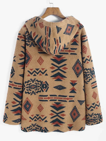 Einzigartige Aztec Jacke Vintage Chic Stil - IdealeKleiden