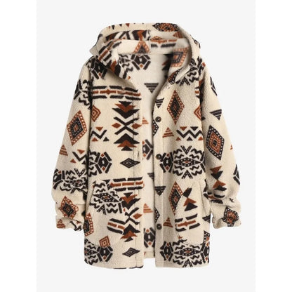 Einzigartige Aztec Jacke Vintage Chic Stil
