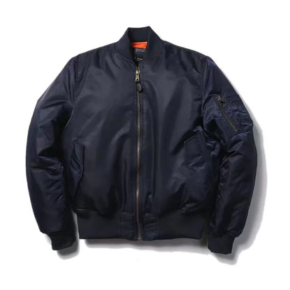 Modische Unisex Bomberjacke Reißverschluss Premium Qualität