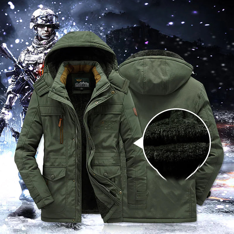 Warme Fleece Outdoor Jacke Herren - IdealeKleiden