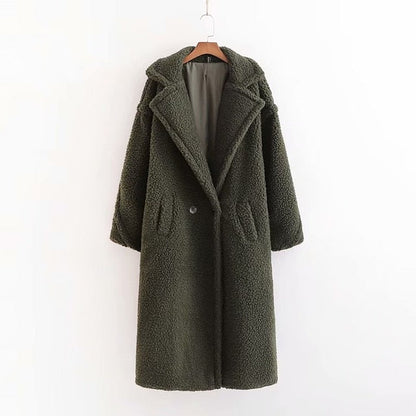 Stylischer Kunstpelz-Mantel Elegant Damen