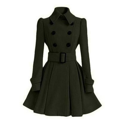 Stylische Damen Trenchcoat Windbreaker Modern