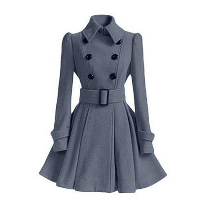 Stylische Damen Trenchcoat Windbreaker Modern
