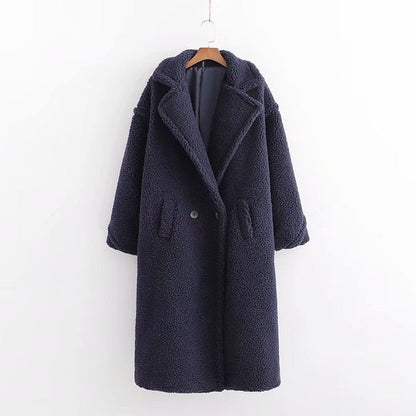 Stylischer Kunstpelz-Mantel Elegant Damen