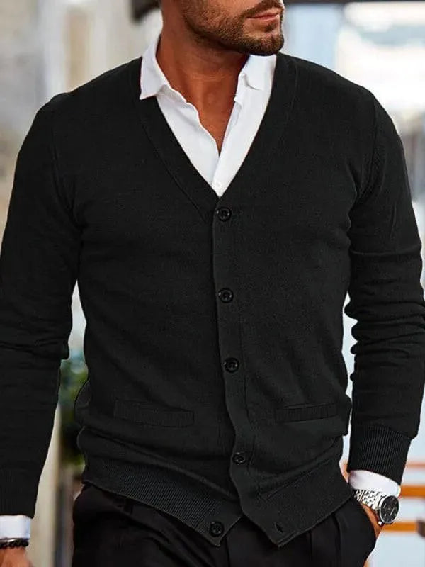 Herren Strickpullover Moderner Ausschnitt