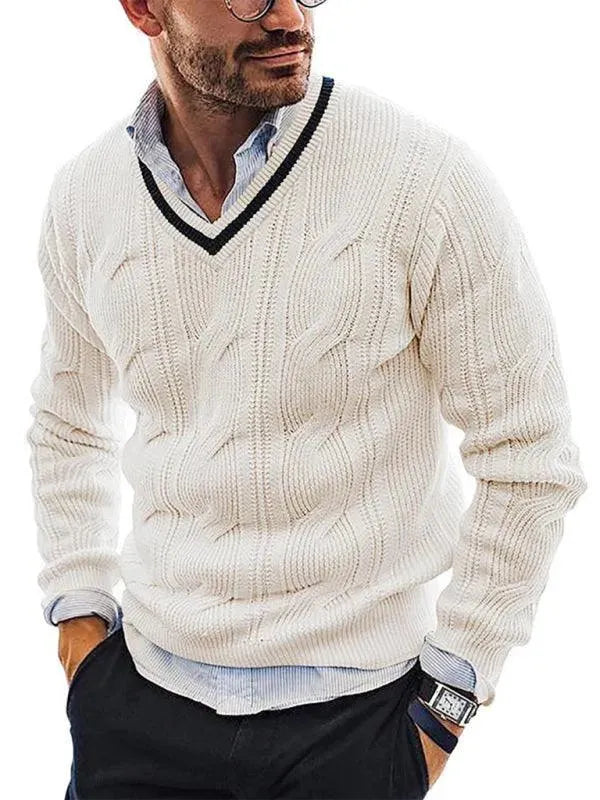 Stylische Herren Pullover Slim Fit Sweatshirt