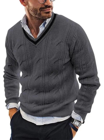 Stylische Herren Pullover Slim Fit Sweatshirt