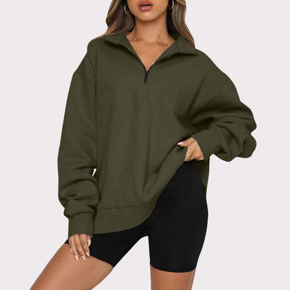 Stylische Winterjacke Zip Jumper Modern Lässig