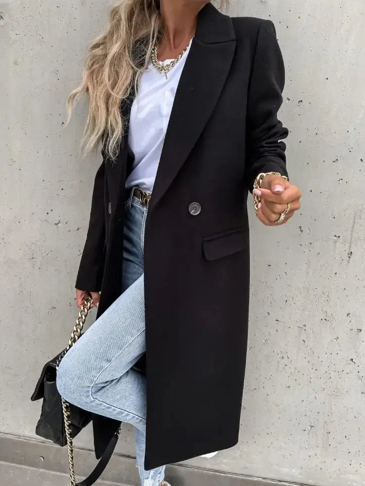Eleganter Trenchcoat Damen Klassischer Stil