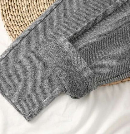 Warmes Wollkleid Winterhose Frauen