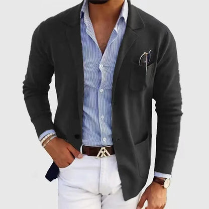 Herren Blazer Slim Fit mit Brusttasche