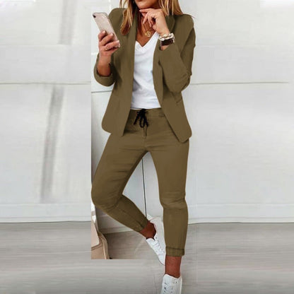 Eleganter Herrenanzug - Slim Fit Blazer mit Ein-Knopf und Jogger-Hose