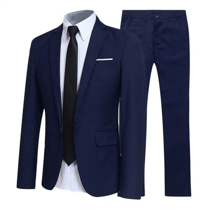 Herren Anzug Slim Fit Zweiteiler
