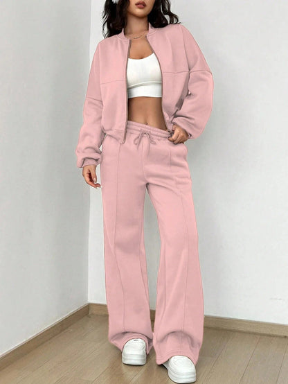 Damen Zwei-Teile-Set Bomberjacke Hose