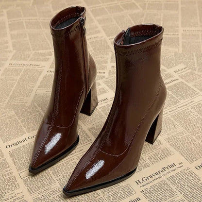 Warmes Winterstiefel Plus Größe Samt