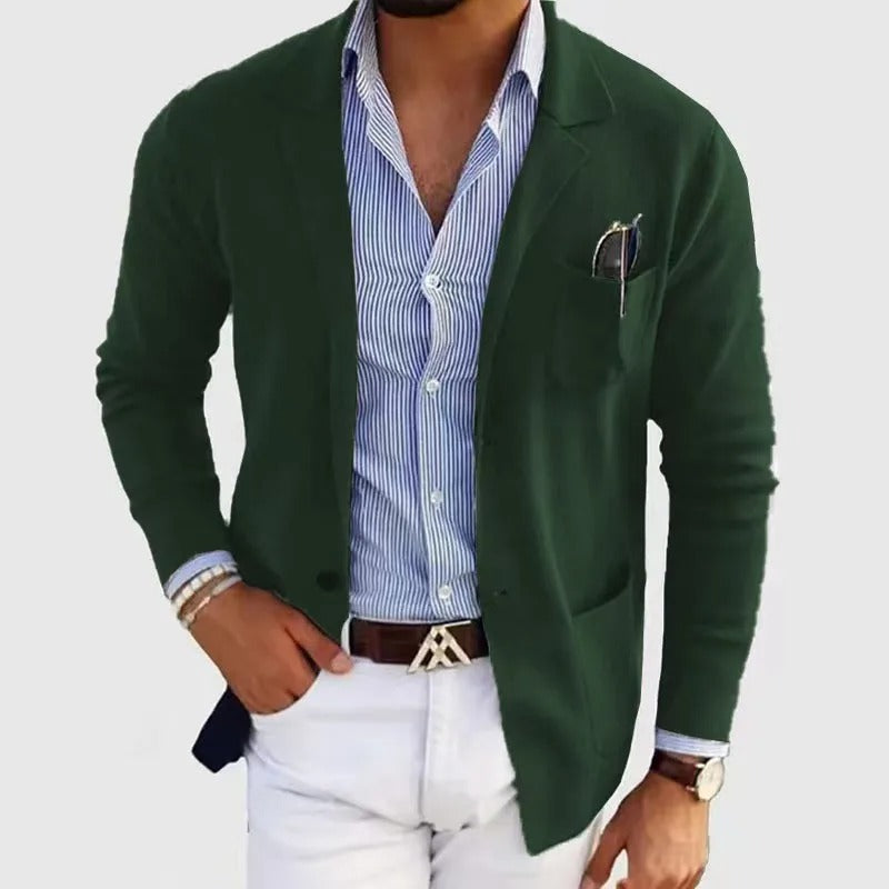 Herren Blazer Slim Fit mit Brusttasche