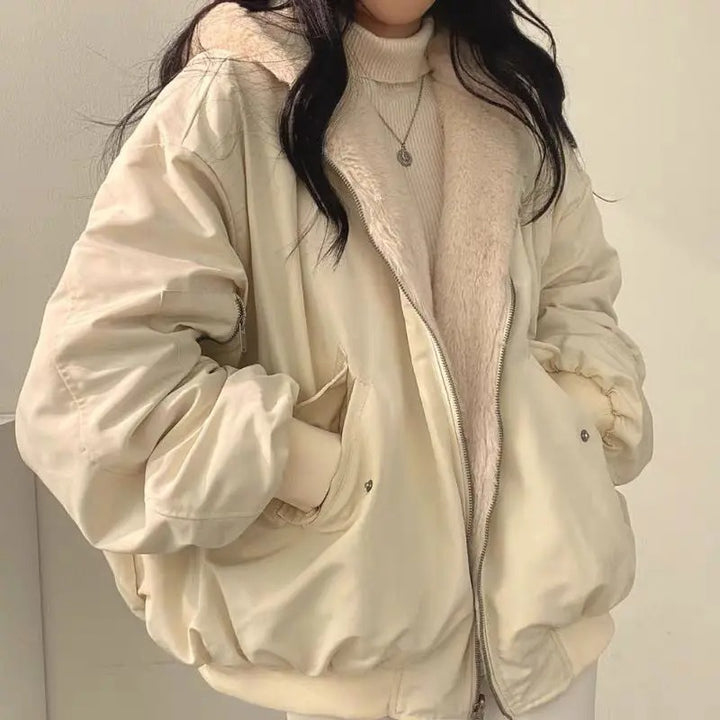 Praktische Wendjacke Mit Kapuze - IdealeKleiden