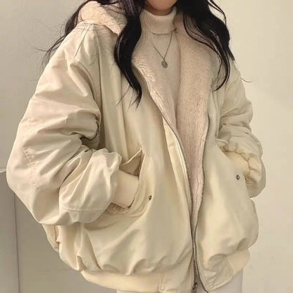 Praktische Wendjacke Mit Kapuze - IdealeKleiden