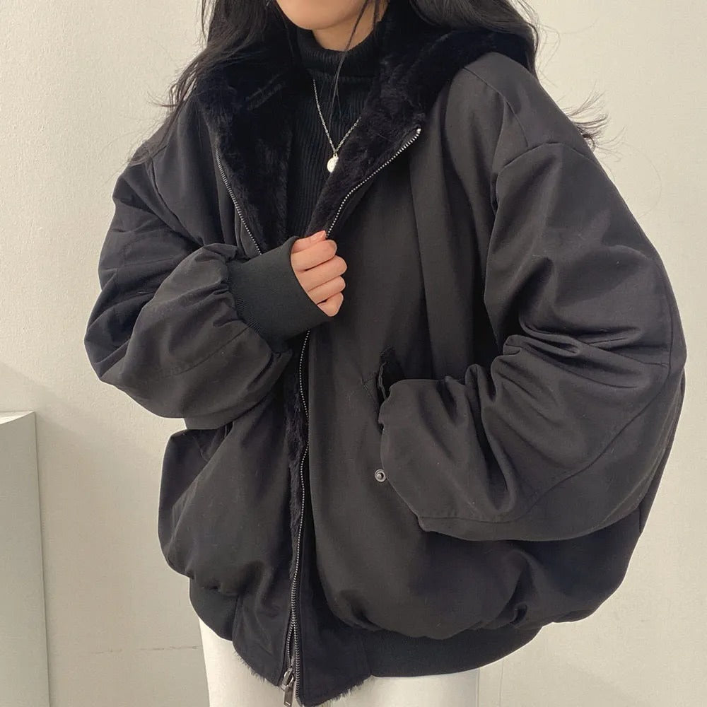 Praktische Wendjacke Mit Kapuze