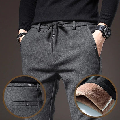 Herren Fleecehose Warm Bequem Winterhosen