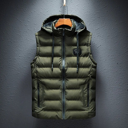 Praktischer Bodywarmer Mit Kapuze