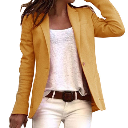 Damen Blazer Slim Fit Langarm