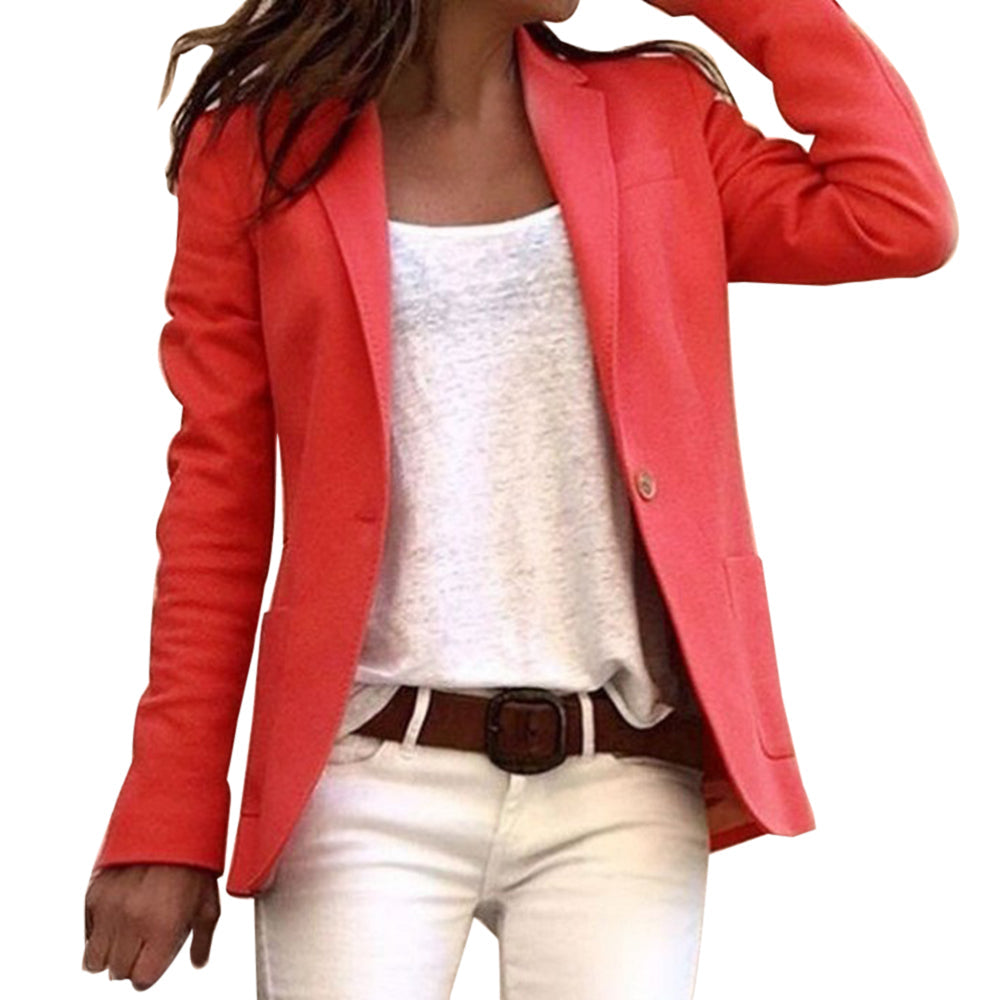 Damen Blazer Slim Fit Langarm