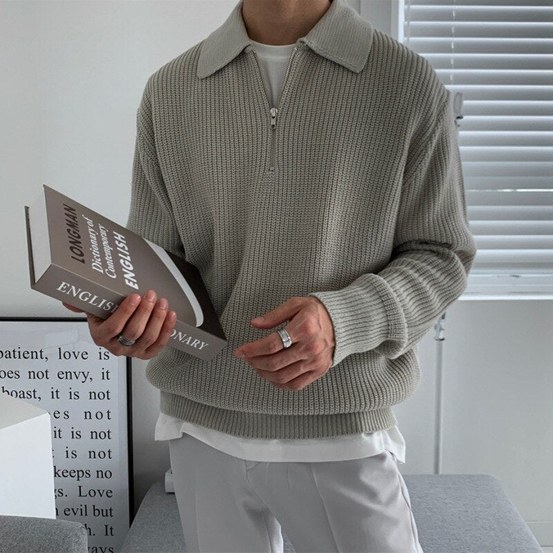 Herren Winterpullover Langärmlig Gemütlich