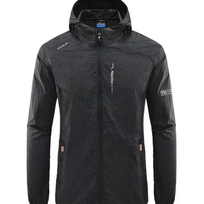 Leichtes Sommerjacke Herren Winddicht Kapuze