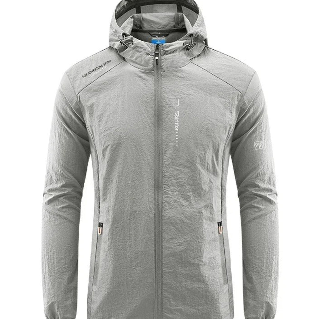 Leichtes Sommerjacke Herren Winddicht Kapuze