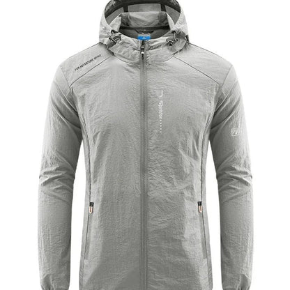 Leichtes Sommerjacke Herren Winddicht Kapuze