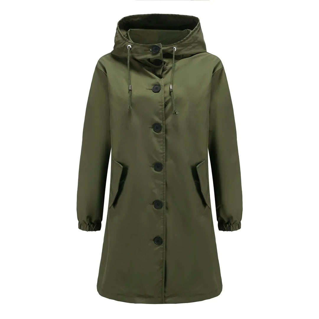 Wasserdichte Damenjacke Mit Kapuze