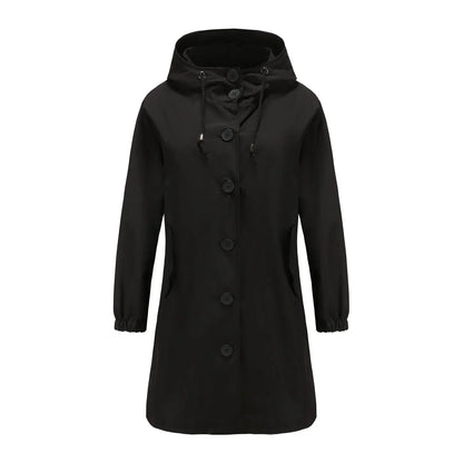 Wasserdichte Damenjacke Mit Kapuze