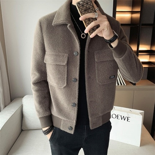Herren Winterjacke Modern Warm