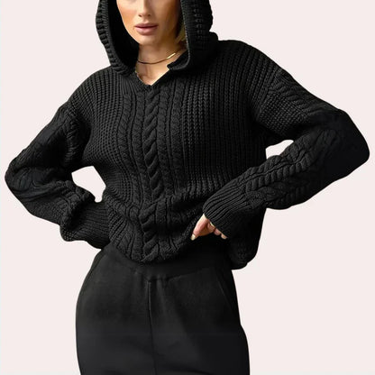 Bequemer Damenpullover Freizeit Stil - IdealeKleiden