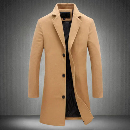 Herren Wintermantel Victor Wolle Elegant