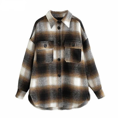 Stylische Damencoat Vintage Look