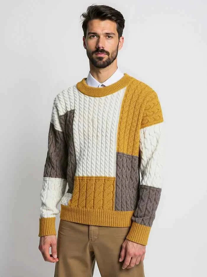 Herren Pullover Retro Style