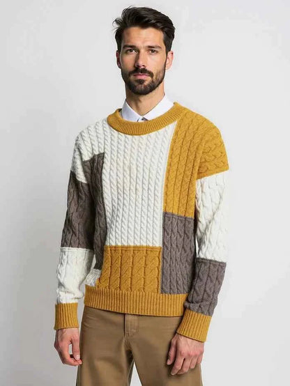 Herren Pullover Retro Style