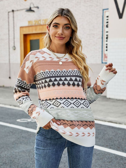 Retro Damenpullover Elegant