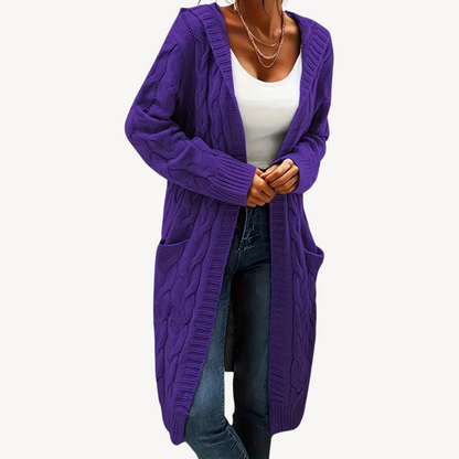 Kapuzen Cardigan Bequem Warm