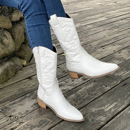 Western Stiefel Klassisch Ledern