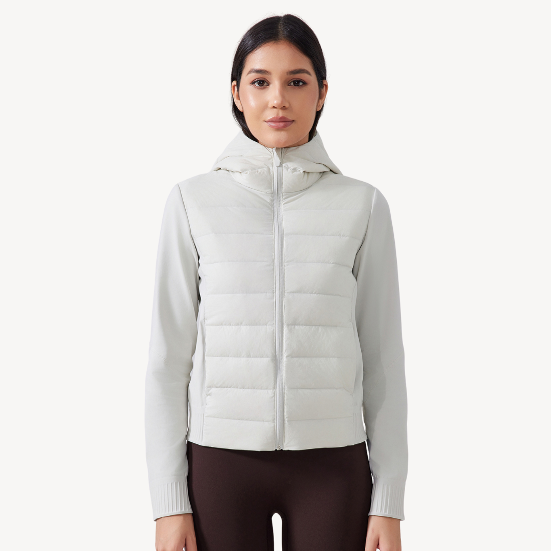 Damen Winterjacke Puffermantel Hoodie