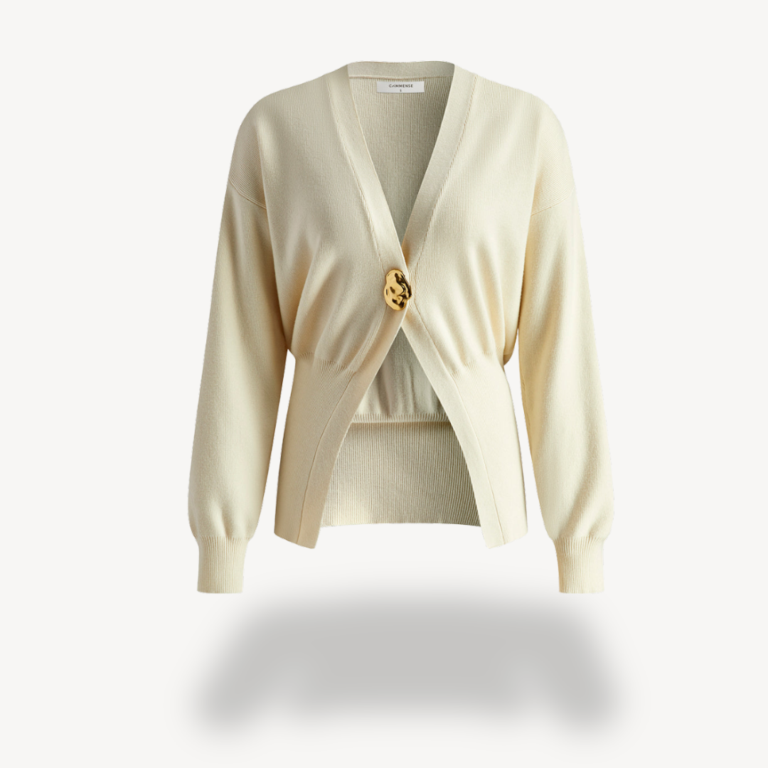 Damen Strickcardigan V-Ausschnitt Modern