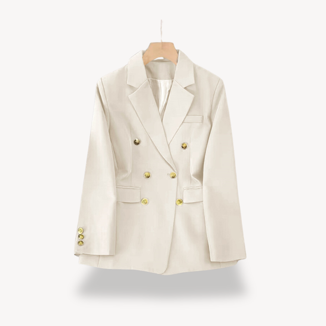 Damen Blazer Doppelreiherschluss Elegant