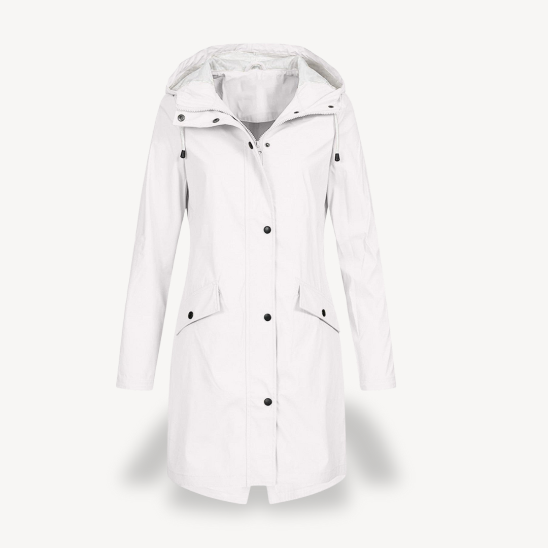Wasserdichte Damenjacke Kapuzenparka Regenjacke