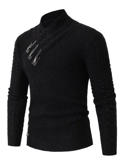 Stilvolle Männer Rollkragen Sweater